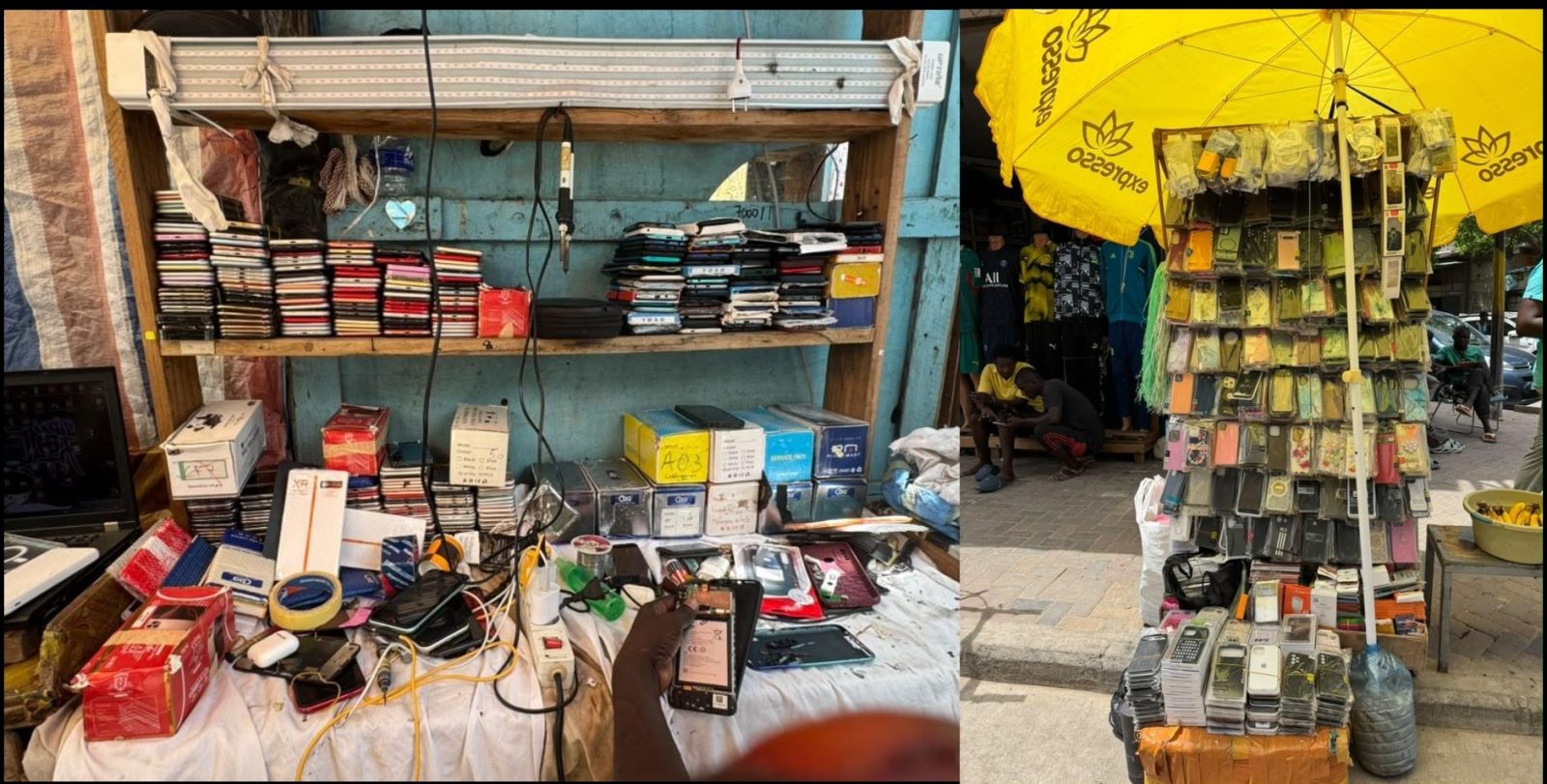 Réparateurs de téléphone et vendeurs d'accessoires : les artisans du renouveau à Colobane